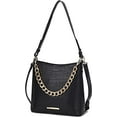 thumbnail image 1 of MKF Collection Bizzy Faux Crocodile-Embossed Vegan Leather Women’s Shoulder Bag By Mia K, 1 of 5