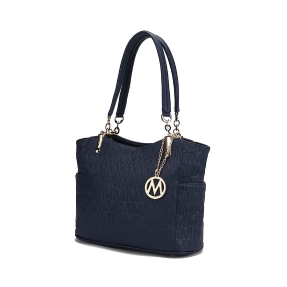 MKF Collection Malika Women's Tote Bag, Signature Vegan Leather Work Shoulder Bag Handbag Purse by Mia K