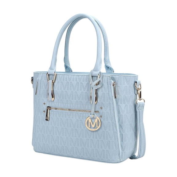MKF Collection Cairo M Signature Satchel Bag Women's Shoulder Bag Crossbody Bag Handbag Purse by Mia K.
