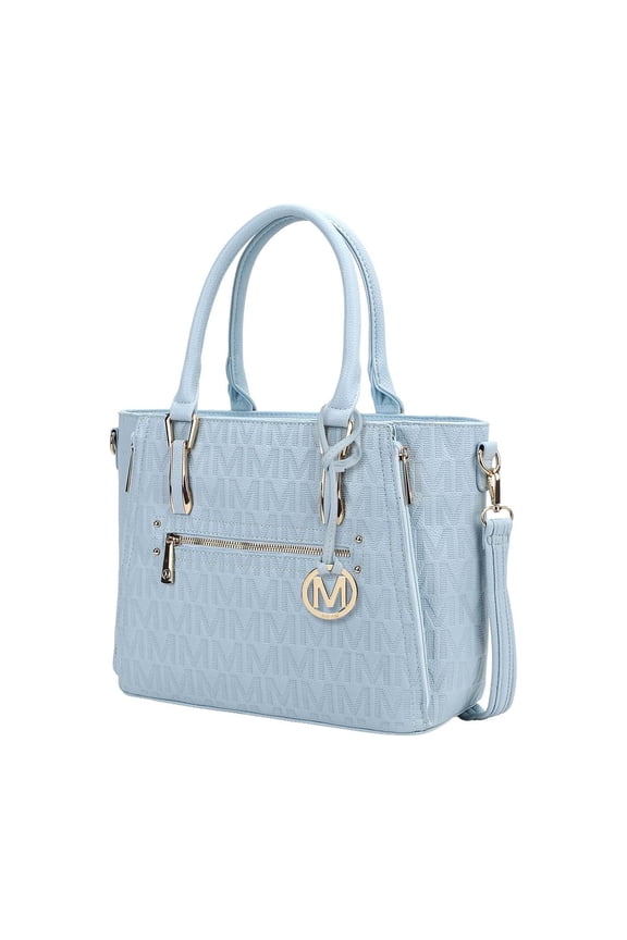 Cairo M Signature Satchel Bag Women's Shoulder Bag Crossbody Bag Handbag Purse by Mia K.