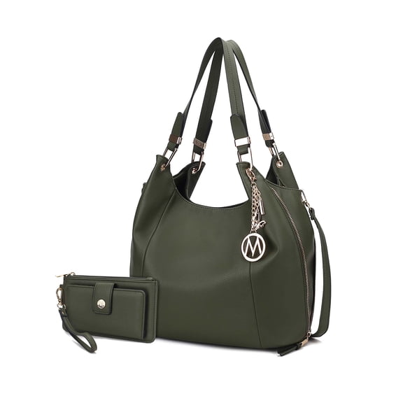 MKF Collection Calina Expandable Shoulder Bag Women's Crossbody Bag Handbag Purse by Mia K