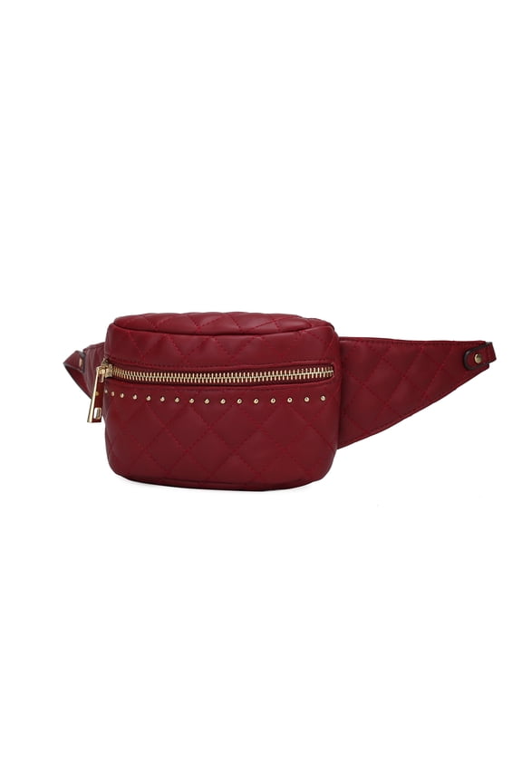 Camilla Quilted Belt Waist Handbag by Mia K.