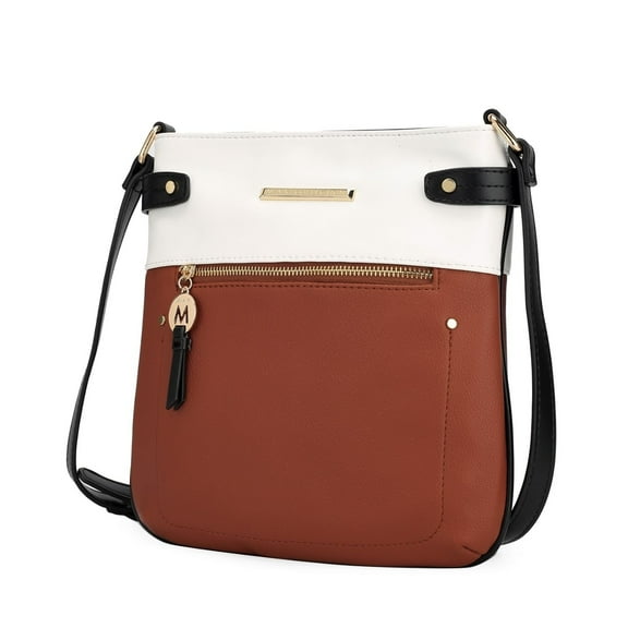 MKF Collection Camilla Women's Crossbody Bag, Vegan Leather Shoulder bag Handbag by Mia K. -