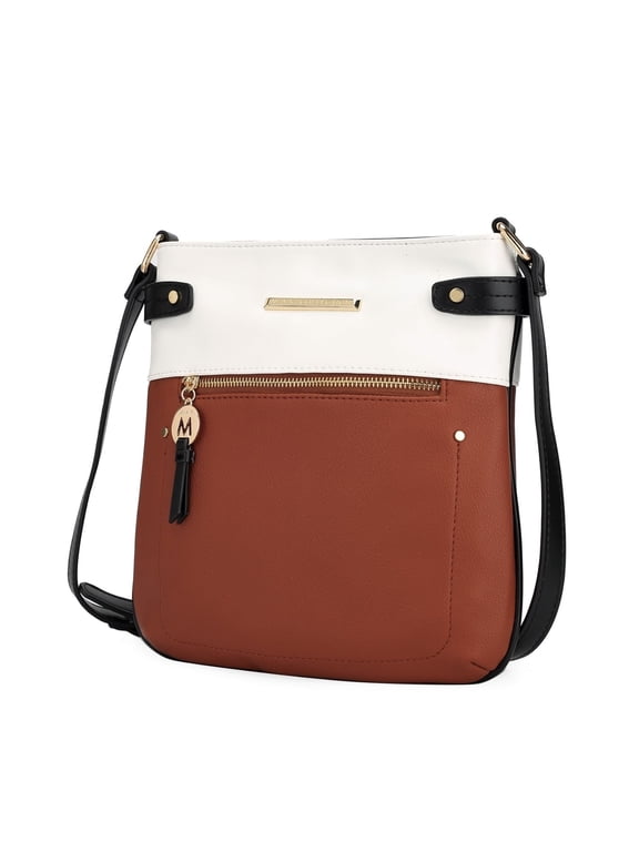 Camilla Women's Crossbody Bag, Vegan Leather Shoulder bag Handbag by Mia K. -