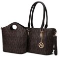 thumbnail image 1 of MKF Collection Casey M Signature Women Tote Bag & Crossbody Bag 2-Piece Set Handbag Purse by Mia K - Chocolate Brown, 1 of 11