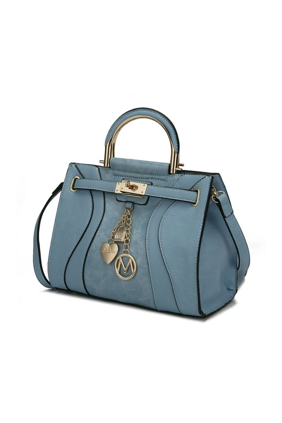 Cassia Women’s Satchel Bag Vegan Leather Crossbody Bag Handbag Purse by Mia K