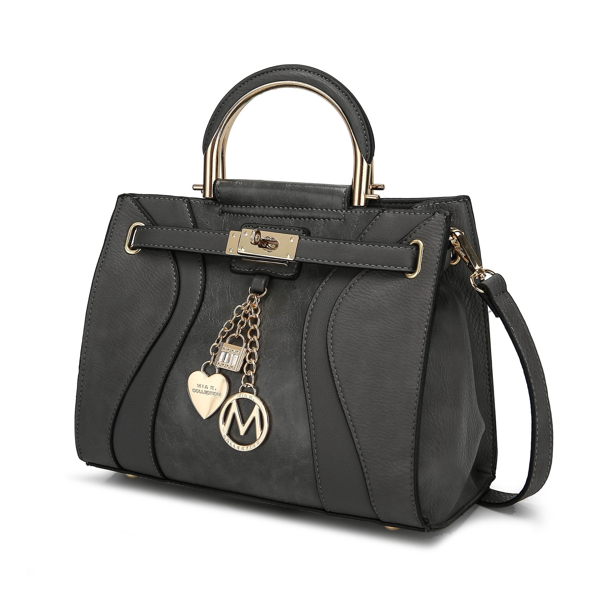 MKF Collection Cassia Women’s Satchel Bag Vegan Leather Crossbody Bag Handbag Purse by Mia K