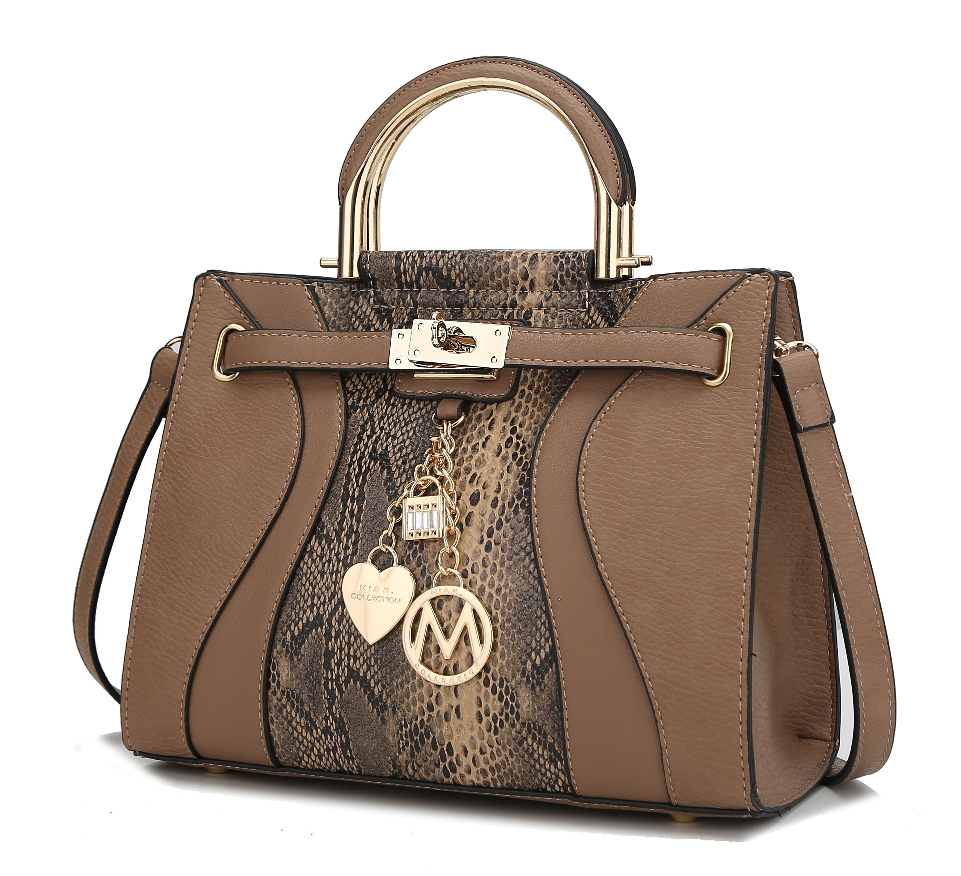 MKF Collection Cassia Vegan Leather Women's Satchel Handbag by Mia