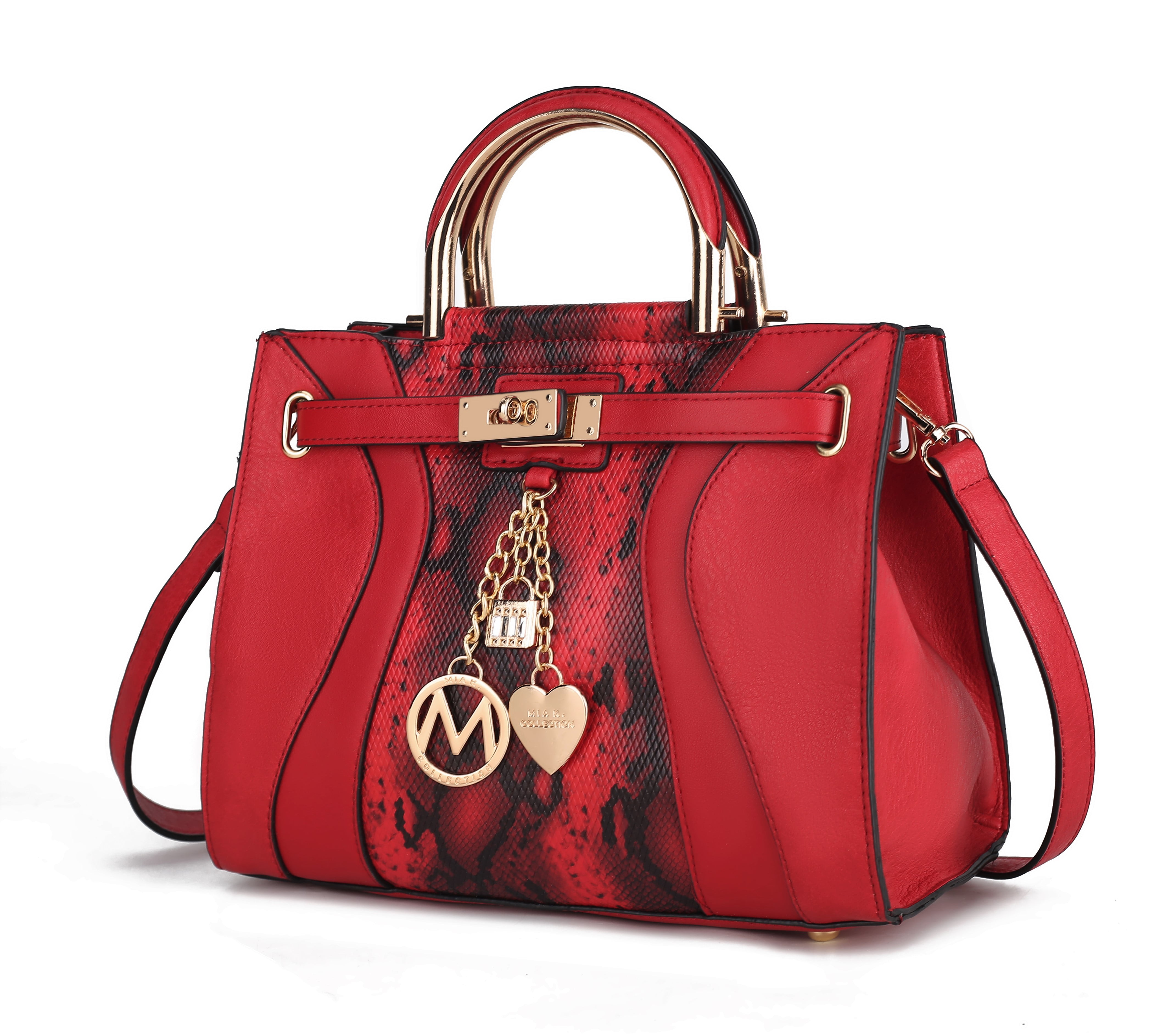 MKF Collection Cassia Vegan Leather Women s Satchel Handbag by Mia