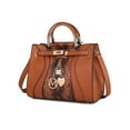 thumbnail image 1 of MKF Collection Cassia Women’s Satchel Bag Vegan Leather Snake Crossbody Bag Handbag Purse by Mia K, 1 of 7
