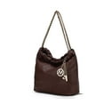 thumbnail image 1 of MKF Collection Celestine Women’s Quilted Shoulder Bag, Luxury Design by Mia K - Coffee, 1 of 8