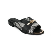 MKF Collection Celine Sandal Snake Casual for Women with Decorative Buckle by Mia K