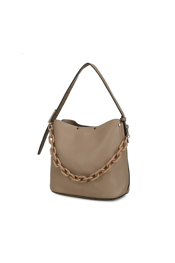 Chelsea Hobo Bag Vegan Leather Handbag by Mia K