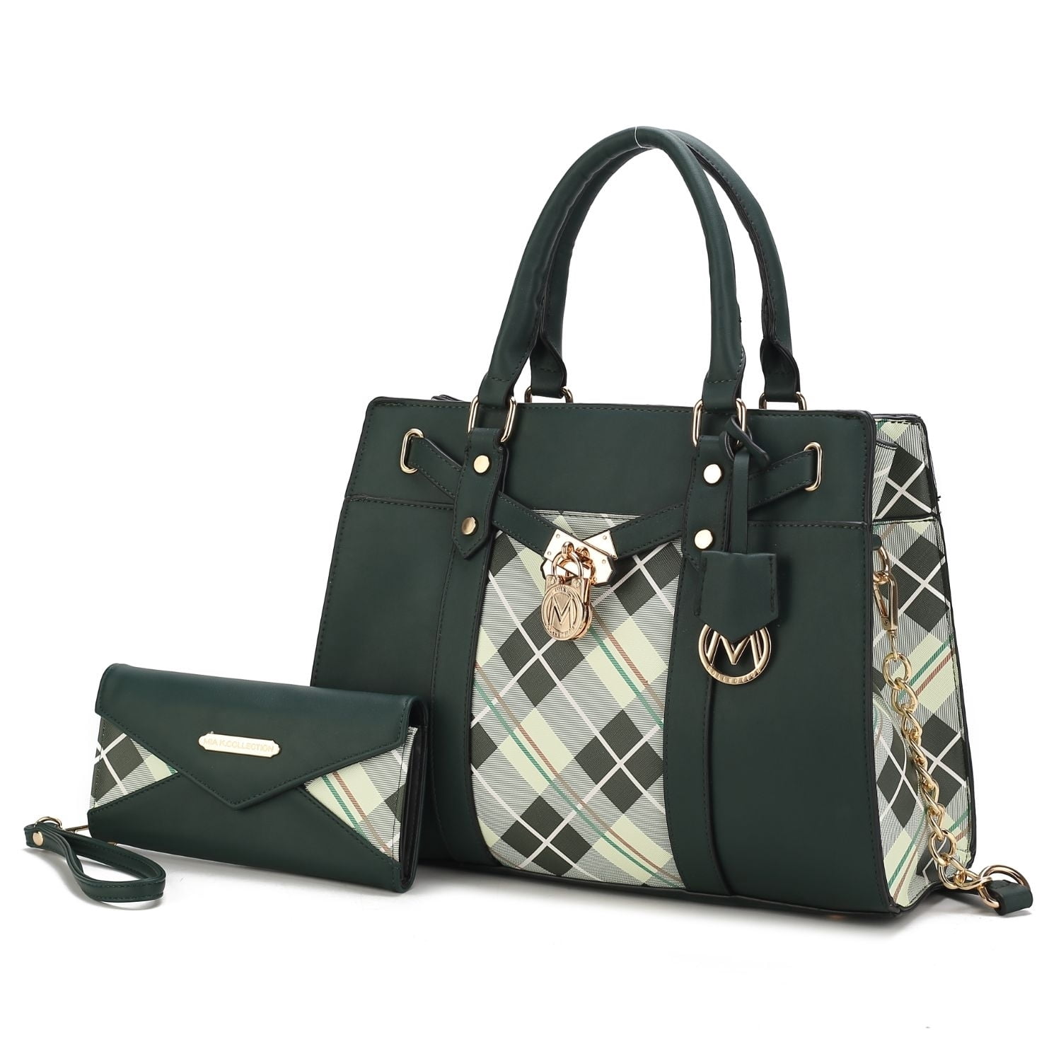 MKF Collection by Mia K. Frida Vegan Leather Women’s Satchel with matching Wallet main image 0