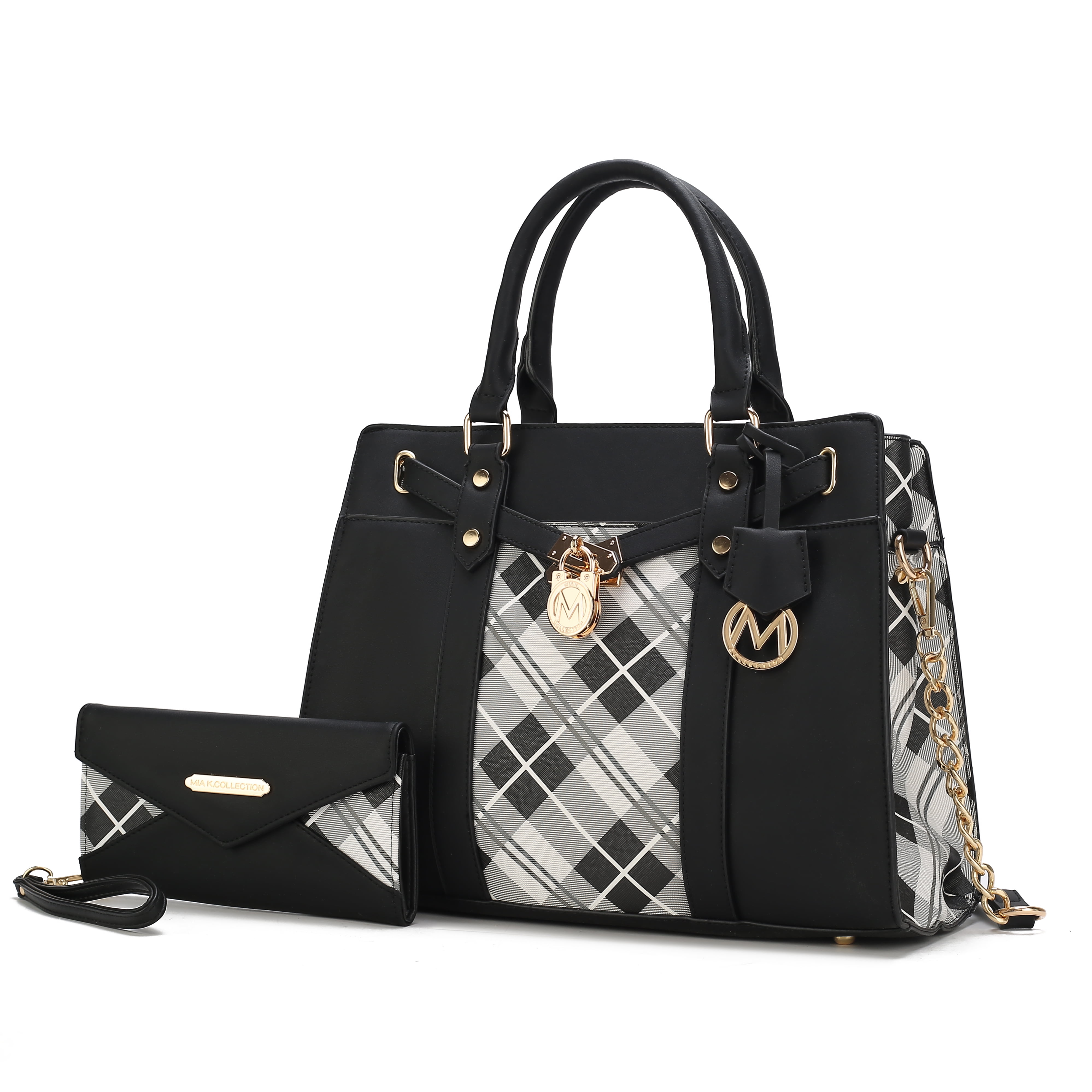 Mkf plaid purse hotsell