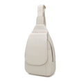 thumbnail image 1 of MKF Collection Cleisy Vegan Leather Women's Sling Bag, Stylish Fanny Purse Handbag by Mia K - Beige, 1 of 10