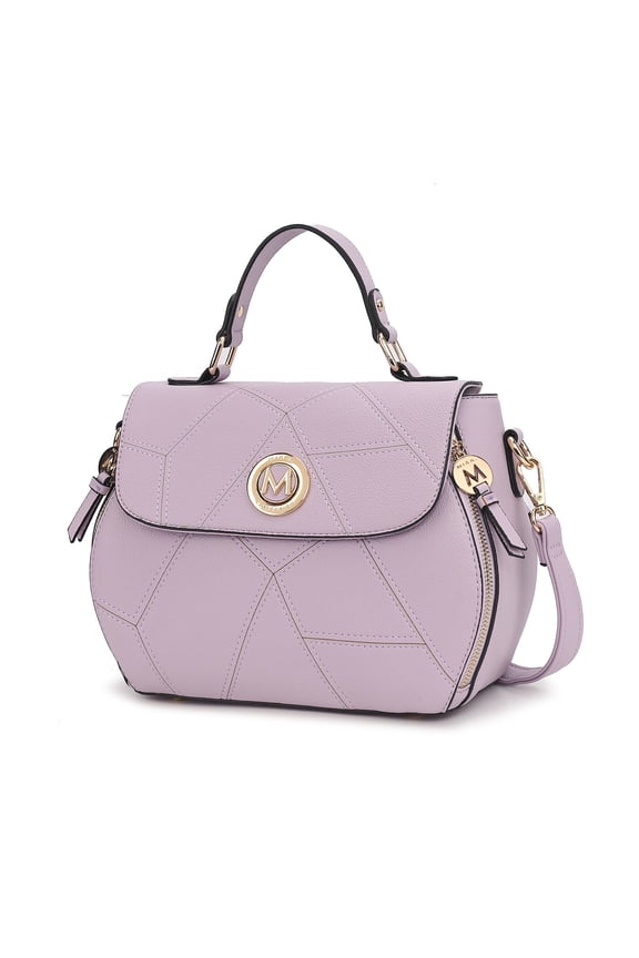 Clementine Vegan Leather Women’s Satchel Bag, Fashion Shoulder Bag Purse Handbag by Mia K