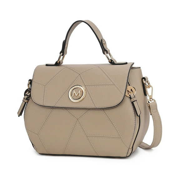 MKF Collection Clementine Vegan Leather Women’s Satchel Bag, Fashion Shoulder Bag Purse Handbag by Mia K