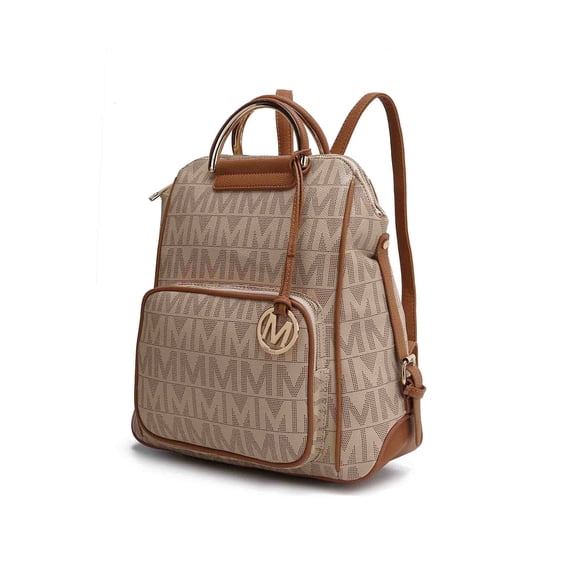 MKF Collection Cora Women's Backpack, Vegan Leather Travel Daypack Bookbag Purse by Mia K