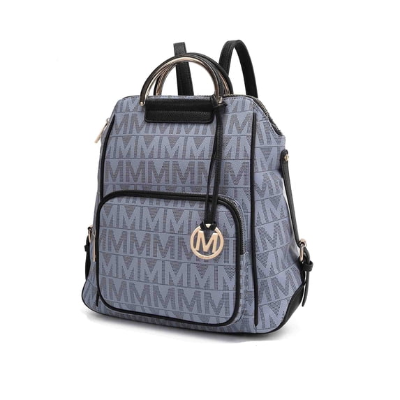 MKF Collection Cora Women's Backpack, Vegan Leather Travel Daypack Bookbag Purse by Mia K