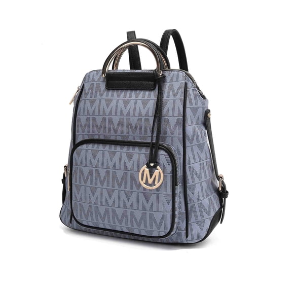 MKF Collection Cora Women's Backpack, Vegan Leather Travel Daypack Bookbag Purse by Mia K