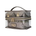 thumbnail image 1 of MKF Collection Cosmetic Case 4 Pcs Set, Makeup Purse Handbag by Mia K, 1 of 11