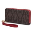 thumbnail image 1 of MKF Collection Daniela Wallet for Women, Vegan Leather Wristlet Purse Handbag by Mia K - Red, 1 of 7