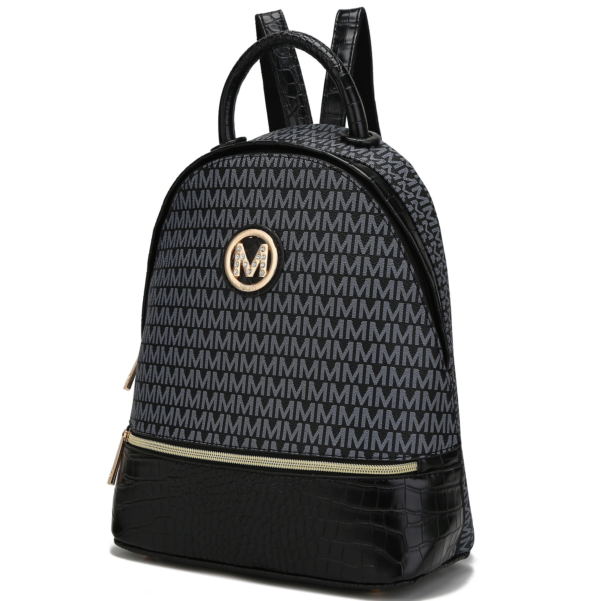 MKF Collection Women's Vegan Leather Backpack Purse – Stylish Daypack With Top Handle For Travel & Daily Use