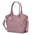 thumbnail image 1 of MKF Collection Devorah Women’s Signature Printed Vegan Leather Tote Bag by Mia K - Purple, 1 of 8