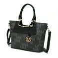 thumbnail image 1 of MKF Collection Dia Signature Satchel Bag by Mia K. - Dark Gray, 1 of 7