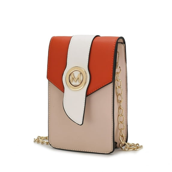MKF Collection Dixie Crossbody Phone Bag Vegan Leather Multi-Functional 5x8