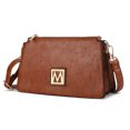 thumbnail image 1 of MKF Collection Domitila Vegan Leather Women's Shoulder Bag, Stylish Crossbody Handbag by Mia K - Cognac, 1 of 9