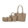 thumbnail image 1 of MKF Collection Edelyn Women's Tote Bag, Small Tote Handbag, Pouch Purse & Wristlet Wallet, Signature Handbag 4 pcs set by Mia K, 1 of 9