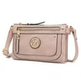 thumbnail image 1 of MKF Collection Elaina Women's Multi Pocket Crossbody Bag, Vegan Leather Shoulder Bag by Mia K- Pink, 1 of 7