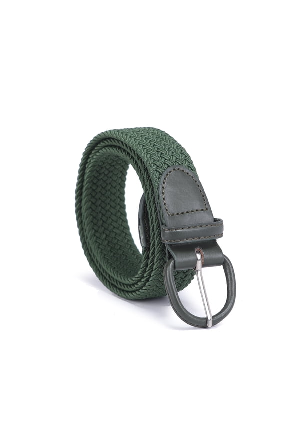 Elia Polyester Unisex's Belt by Mia K - Olive XL