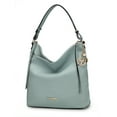 thumbnail image 1 of MKF Collection Elise Vegan Leather Women's Hobo Bag, Classy Shoulder Purse Handbag by Mia K - Seafoam, 1 of 9