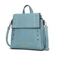 thumbnail image 1 of MKF Collection Elke Women’s Vegan Leather Backpack Bag Convertible Crossbody Bag by Mia K - Denim Blue, 1 of 10