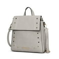thumbnail image 1 of MKF Collection Elke Women’s Vegan Leather Backpack Bag Convertible Crossbody Bag by Mia K - Light Grey, 1 of 10