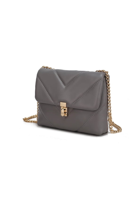 Ellie Crossbody Bag Vegan Leather Handbag by Mia K