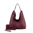 thumbnail image 1 of MKF Collection Shoulder Bag Set for Women, Eloa Vegan Leather Hobo Handbag with Wristlet Wallet, Now J’OMOR by Mia, 1 of 7