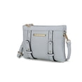thumbnail image 1 of MKF Collection Elsie Women's Vegan Leather Crossbody Purse Handbag by Mia K. Light Blue, 1 of 5
