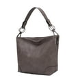 thumbnail image 1 of MKF Collection Emily Soft Vegan Leather Women's Hobo Handbag by Mia K. - Light Coffee, 1 of 5