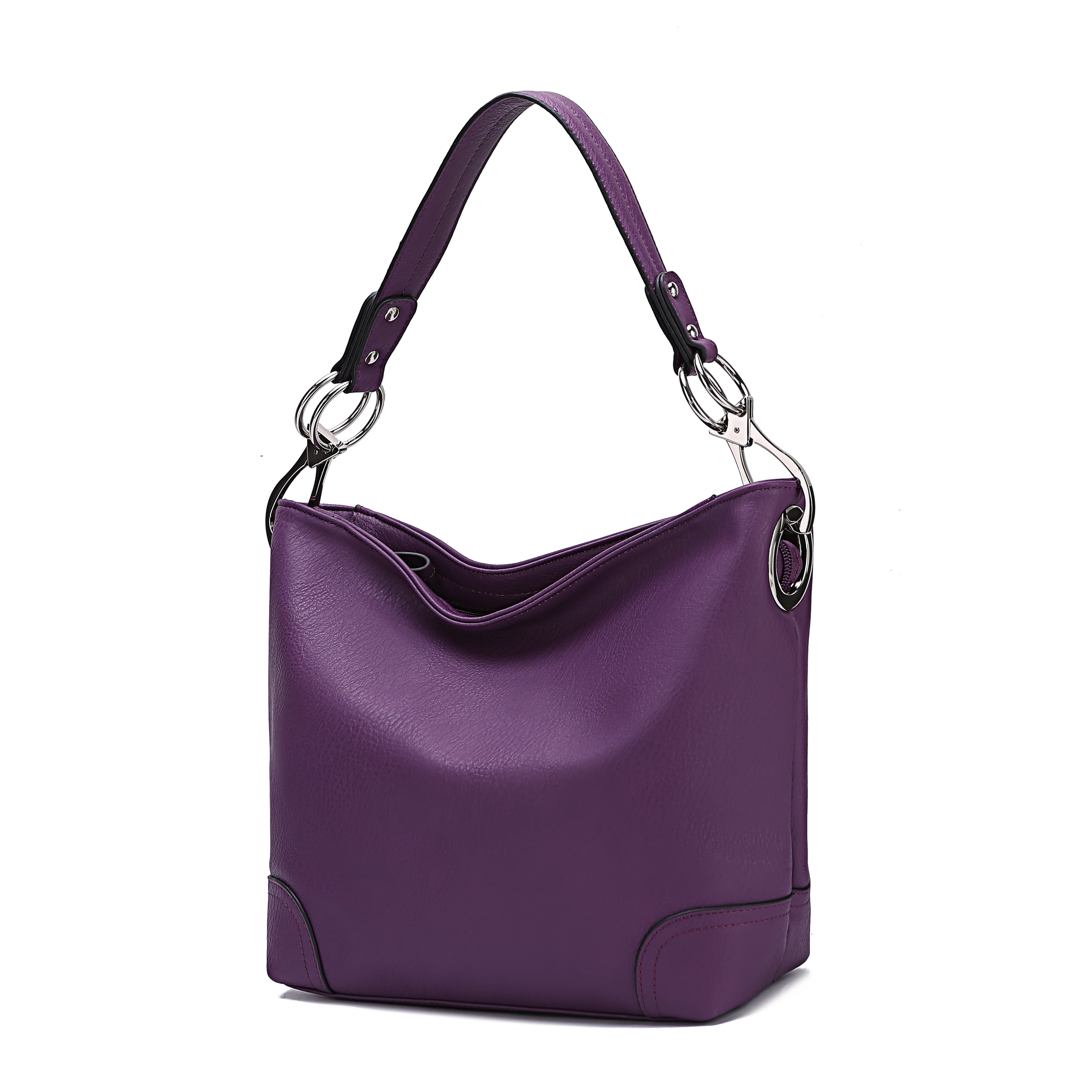 MKF Collection Emily Soft Vegan Leather Women's Hobo Handbag by