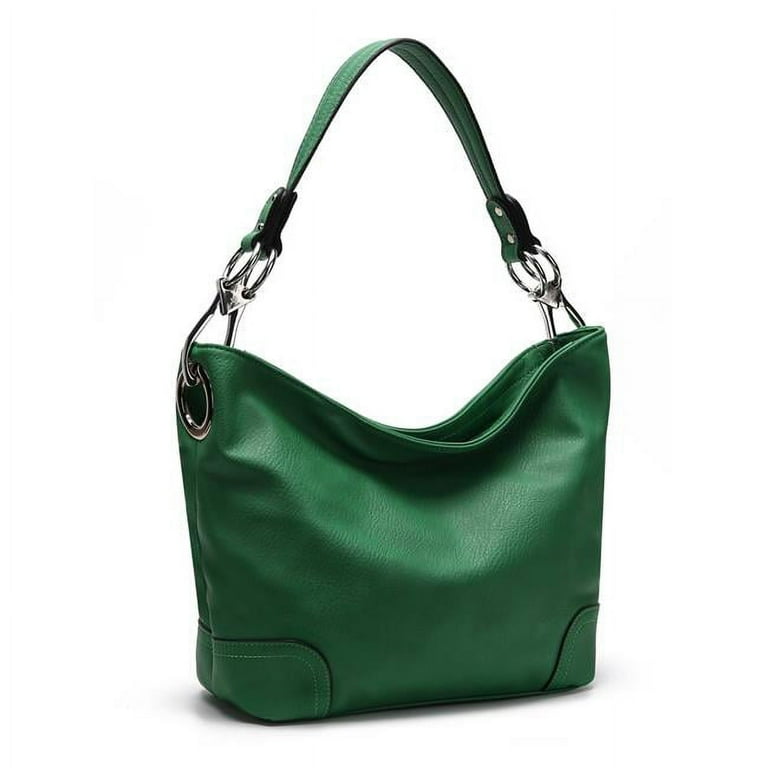 MKF Collection Emily Women s Vegan Leather Striped Hobo Designer Purse Shoulder Handbag Green Stripe Walmart