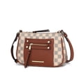 thumbnail image 1 of MKF Collection Essie Women Crossbody Bag Circular Print Vegan Leather Shoulder Bag Purse by Mia K - Cognac Brown, 1 of 9