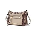 thumbnail image 1 of MKF Collection Essie Women's Crossbody Bag Snake Embossed Vegan Leather Shoulder Bag Daily Handbag by Mia K. - Beige, 1 of 7