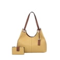 thumbnail image 1 of MKF Collection Estelle Shoulder Bag & Wallet Set, Vegan Leather Shoulder Bag Handbag Purse by Mia K, 1 of 7