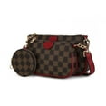 thumbnail image 1 of MKF Collection Evanna Women's Crossbody Handbag 3-Piece Set by Mia K. - Red, 1 of 10