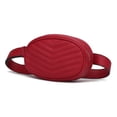 thumbnail image 1 of MKF Collection Fatima Quilted Chevron Women’s Belt Handbag by Mia K., 1 of 9