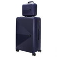 thumbnail image 1 of MKF Collection Felicity Carry-On Luggage Hardside, Luxurious Travel Suitcase by Mia K - Navy, 1 of 12